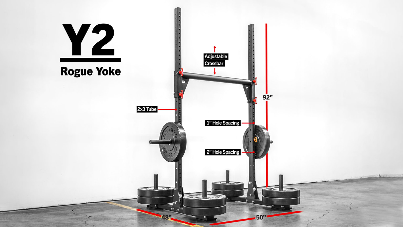 Yoke cheap squat rack